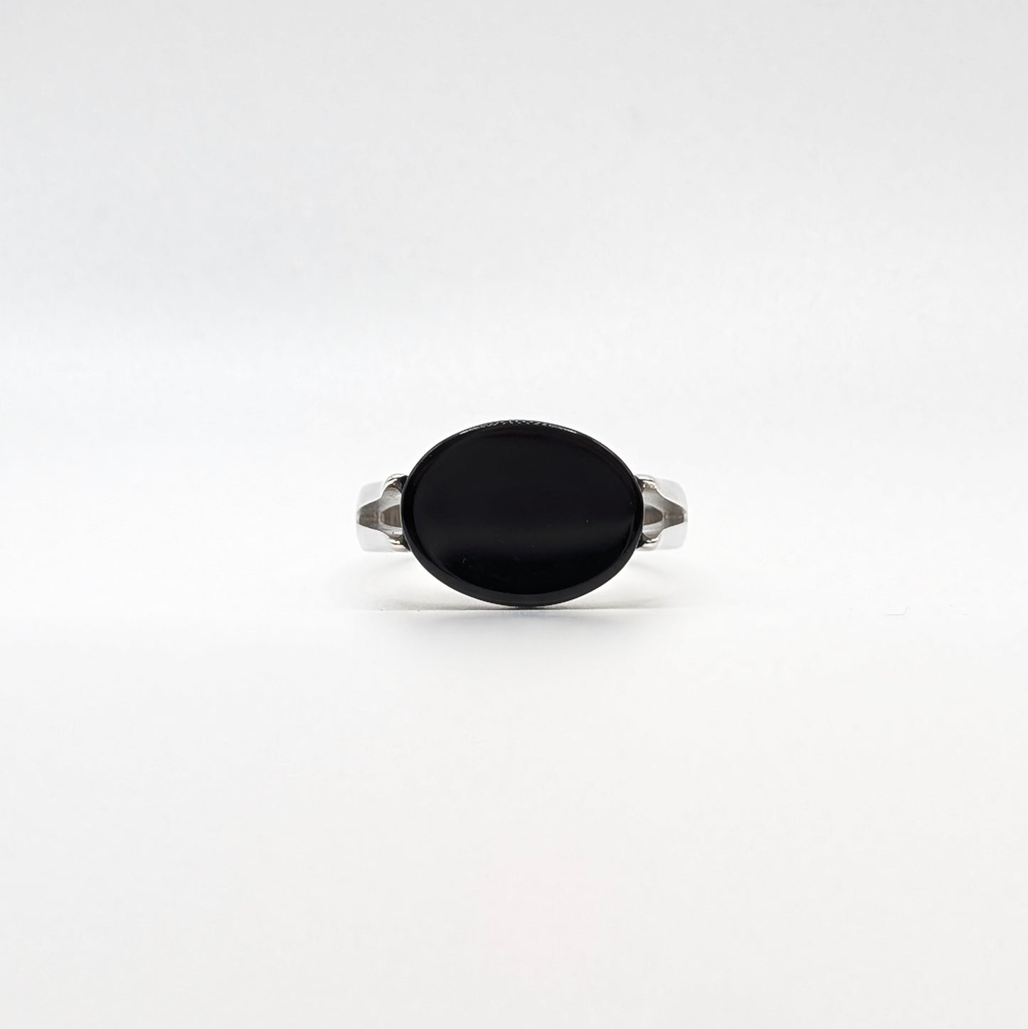 925 Sterling Silver Black Onyx Ring Unisex