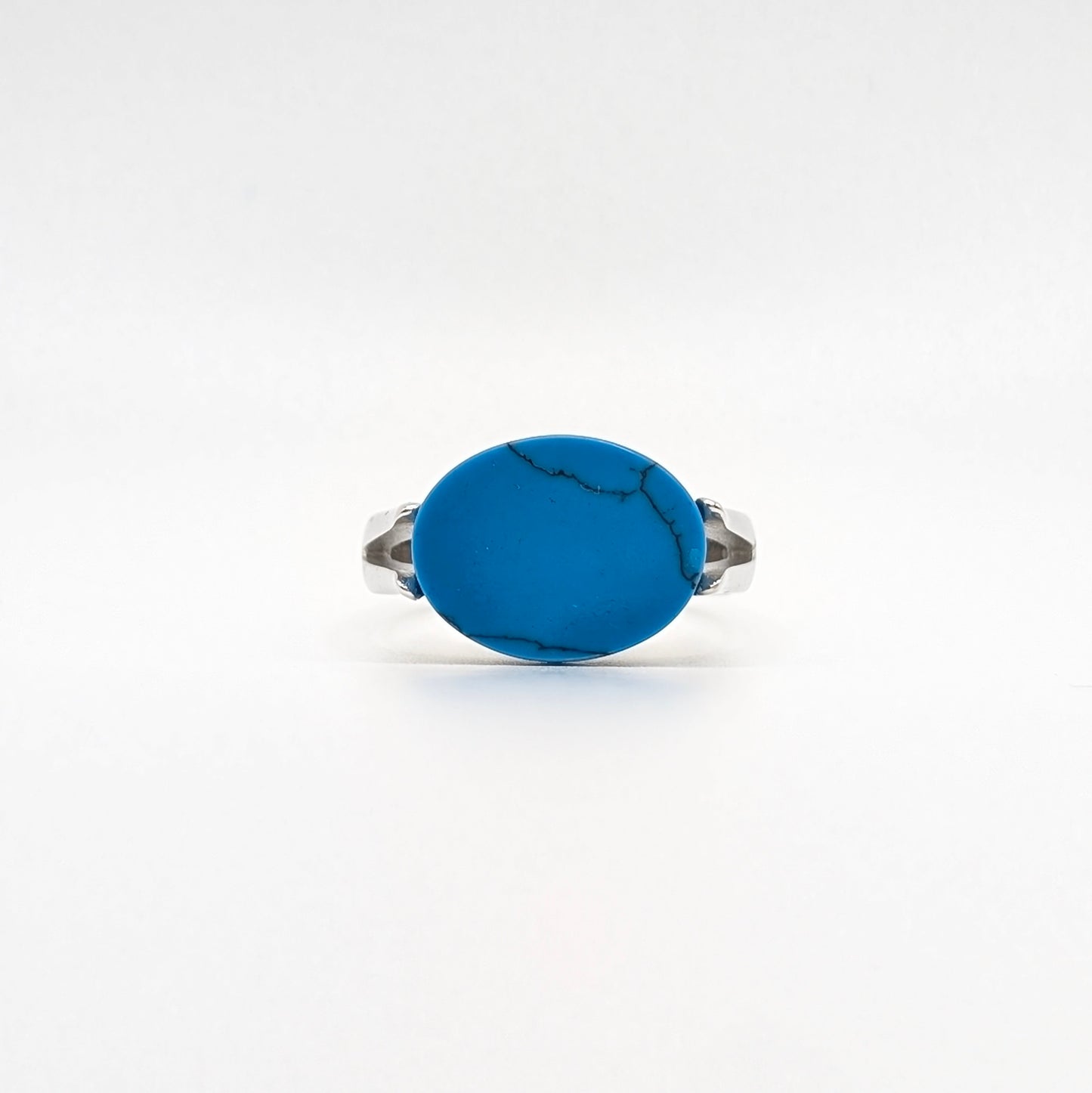 925 Sterling Silver Firoza Turquoise Ring