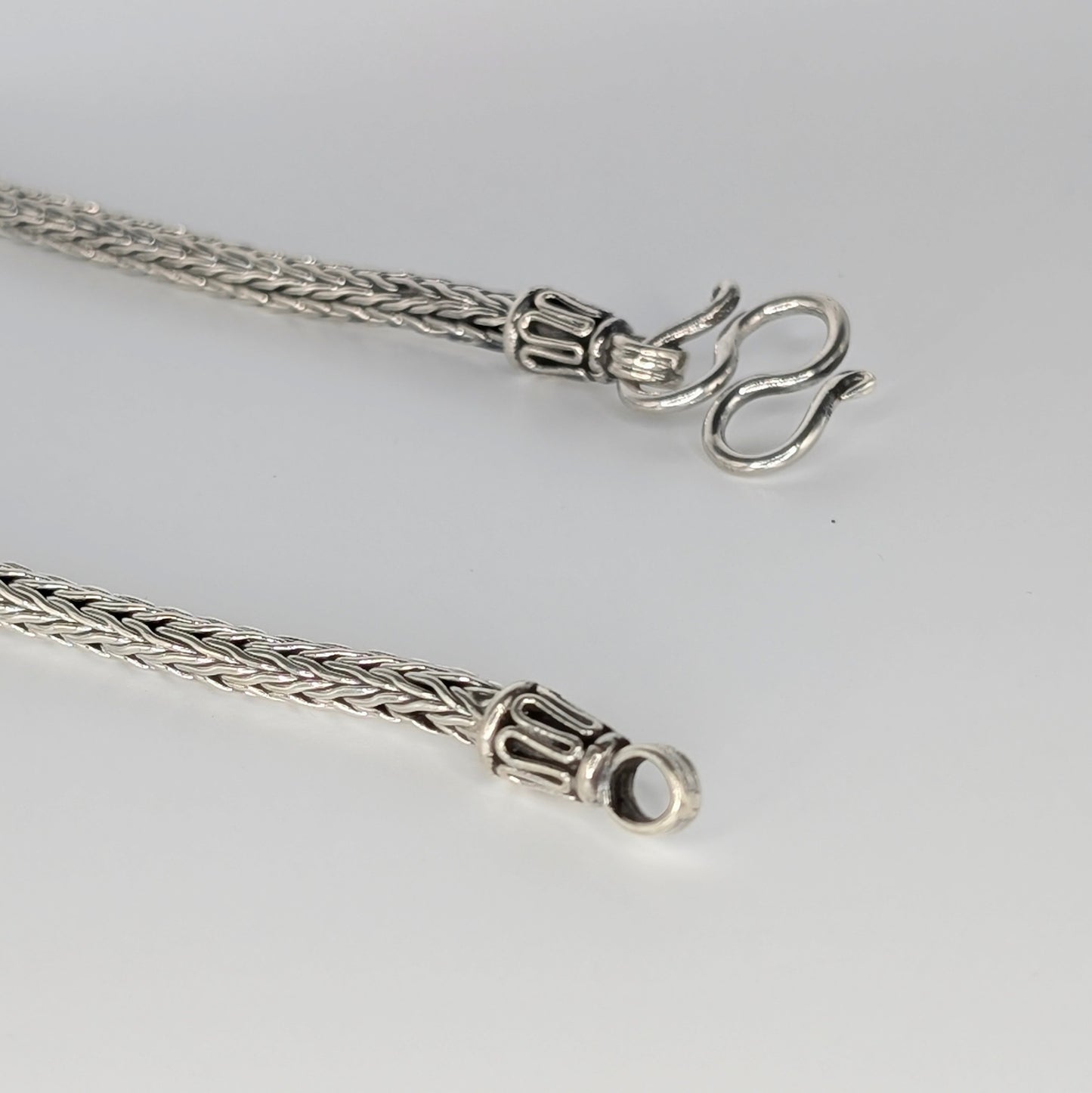 925 Sterling Silver Foxtail Chain