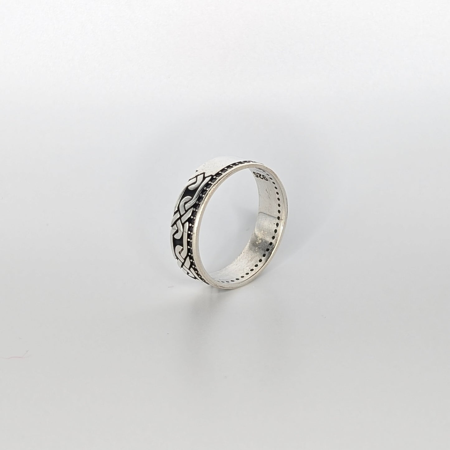 925 Sterling Silver Puzzle Ring Unisex