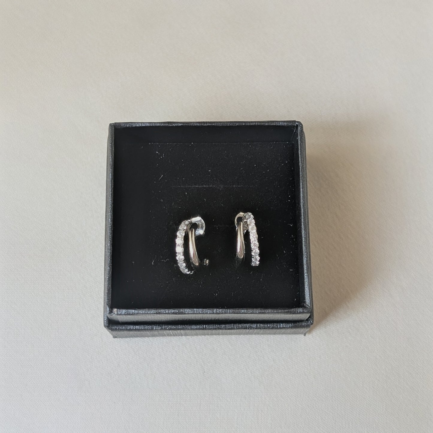 Semi Hoop Studs