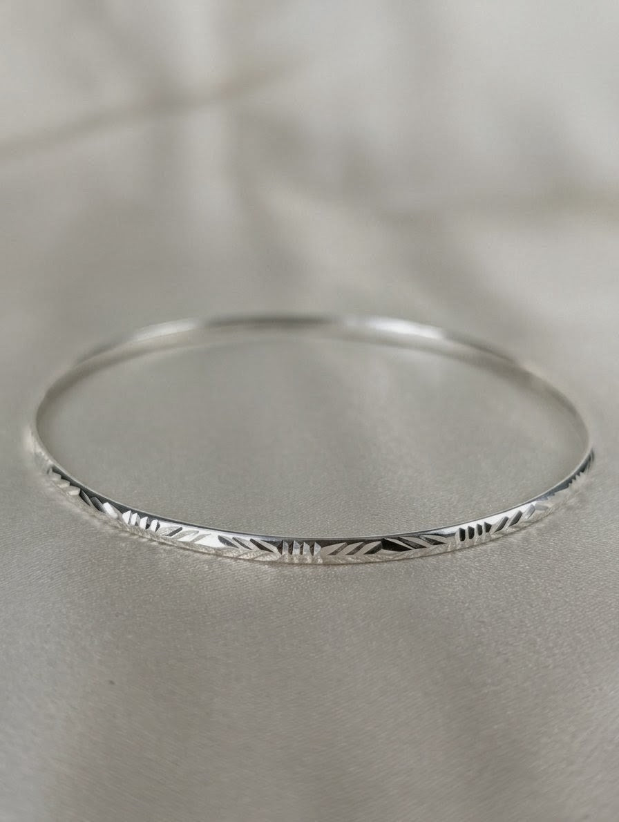 Diamond Cut Bracelet Bangle