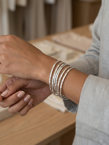 Diamond Cut Bracelet Bangle
