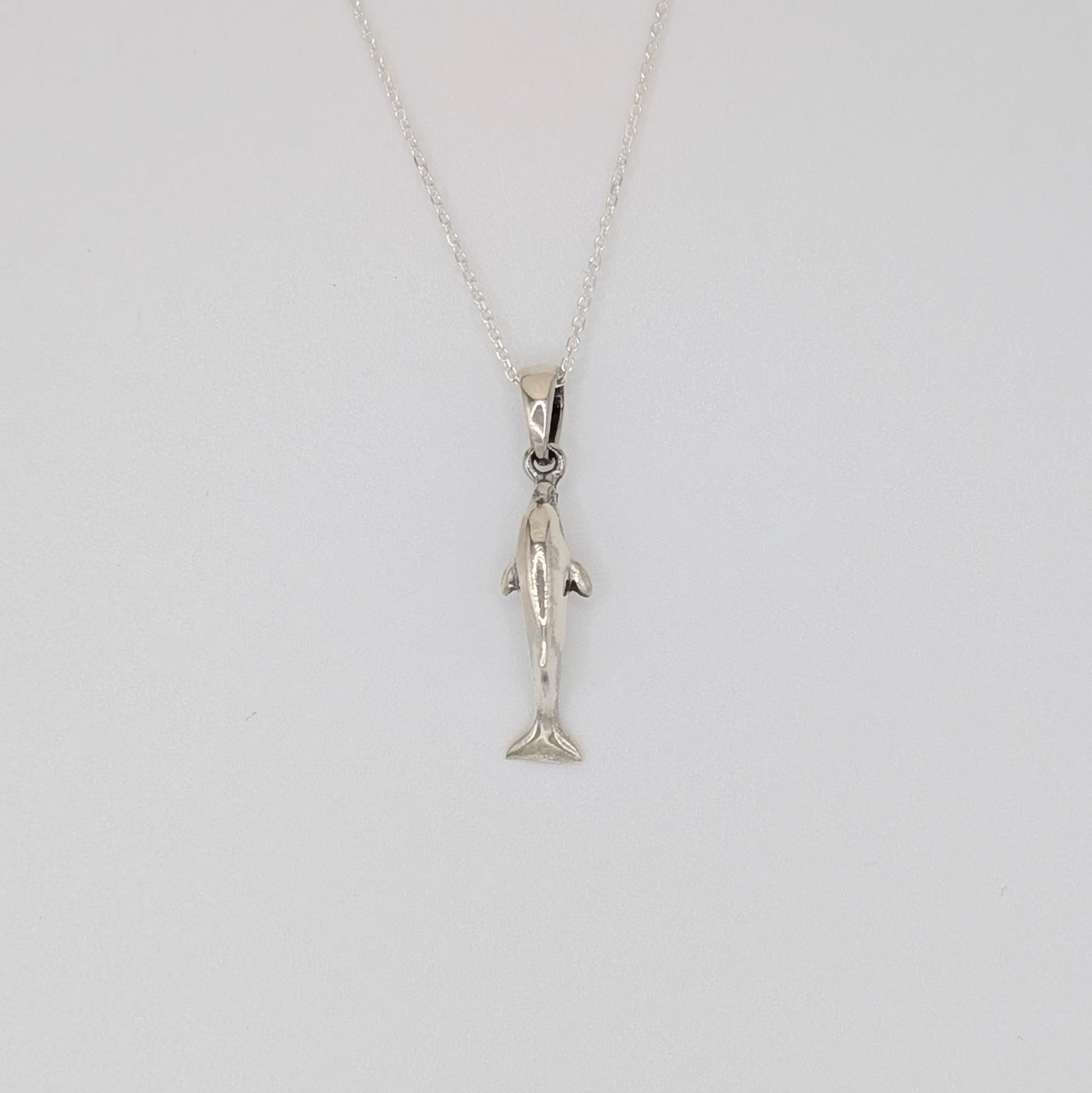 925 Sterling Silver Dolphin Pendant Ocean Life