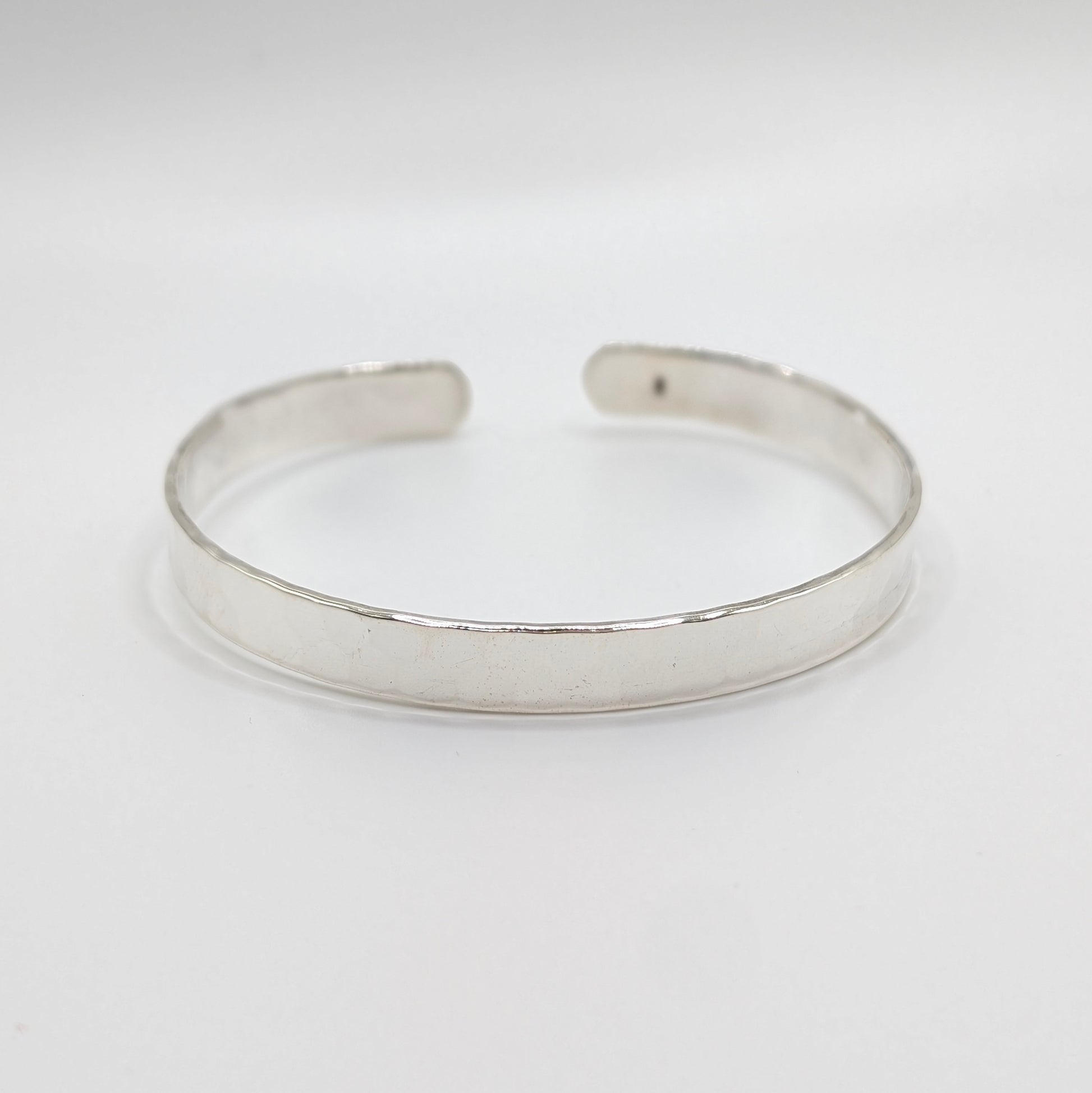 925 Sterling Silver Hammer Bracelet 8mm