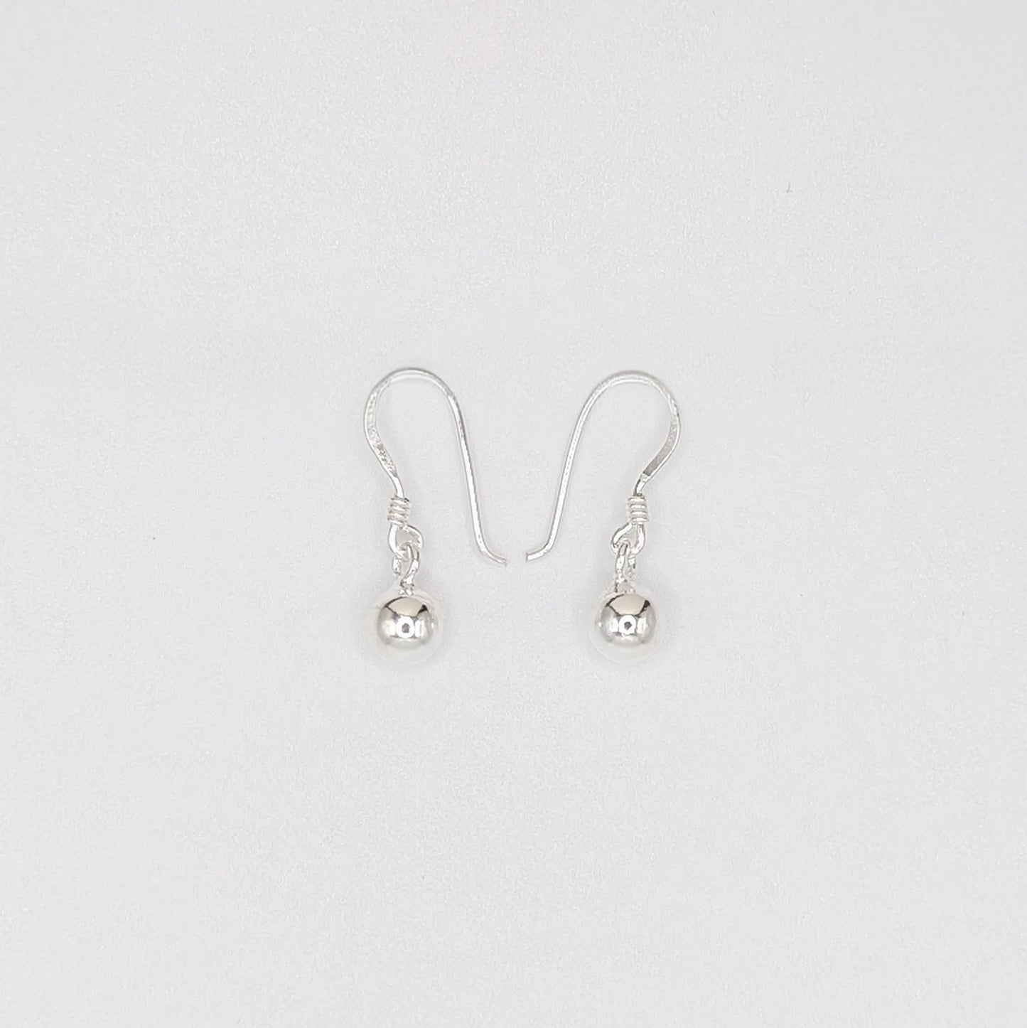 925 Sterling Silver Ball Earrings