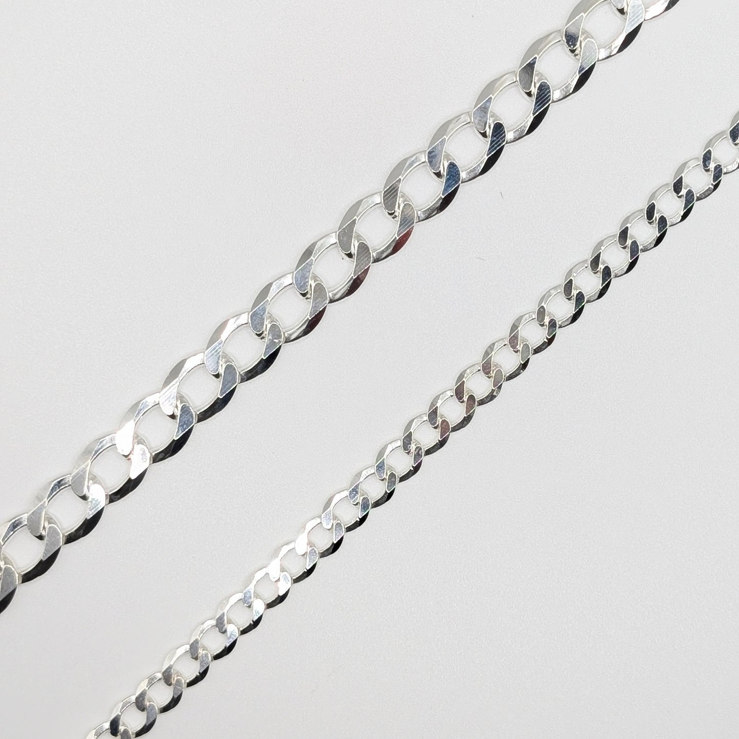 925 sterling silver curb cuban bracelets