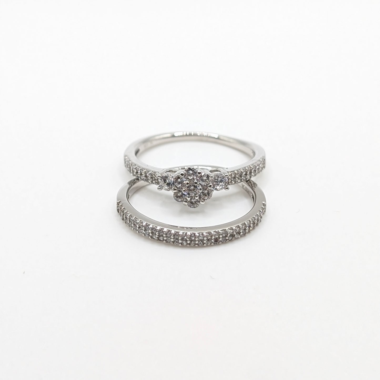 925 Sterling Silver Double Band Ring Versatile
