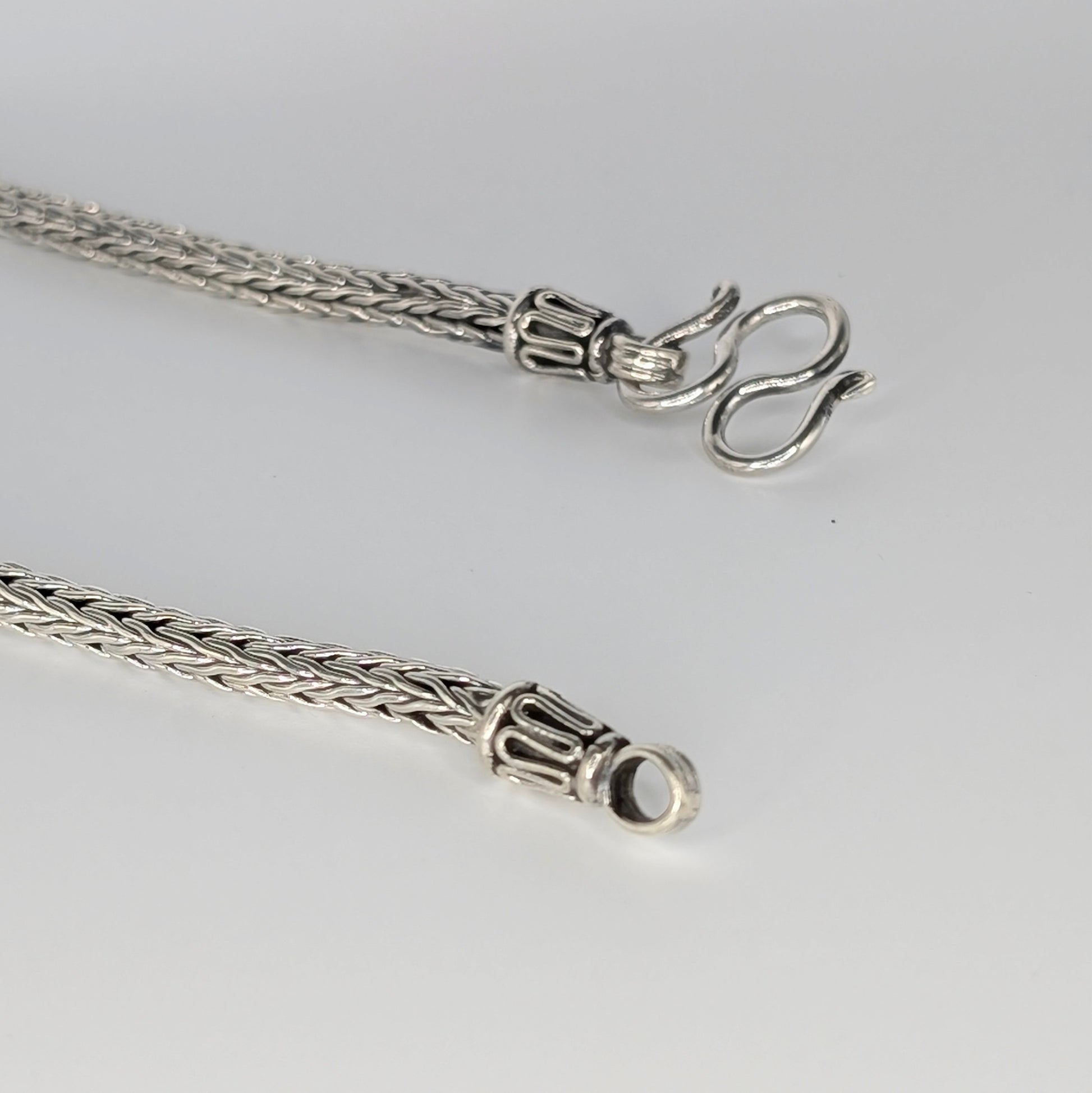925 Sterling Silver Foxtail Chain