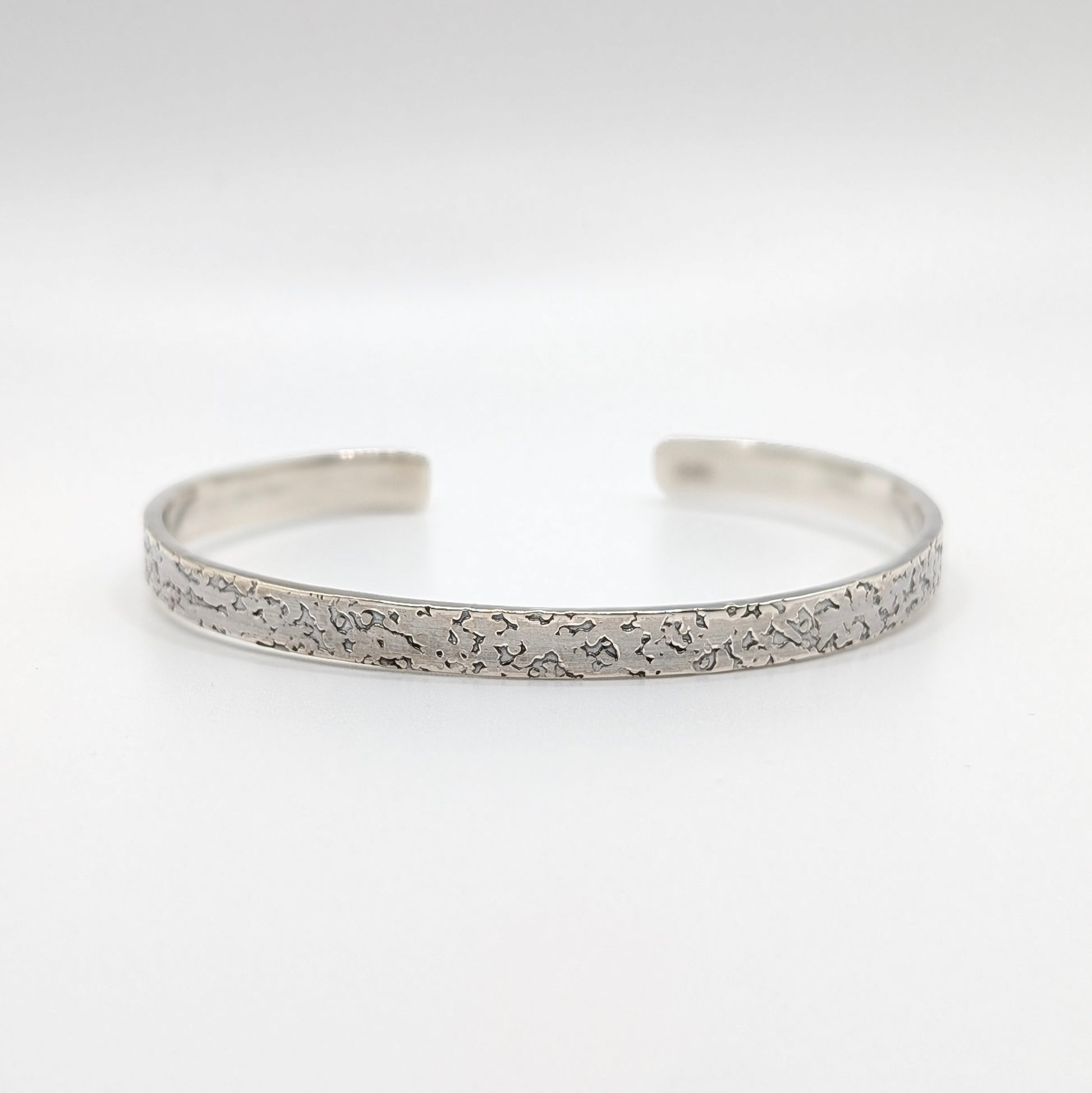 925 Sterling Silver Hammer Bracelet 5mm