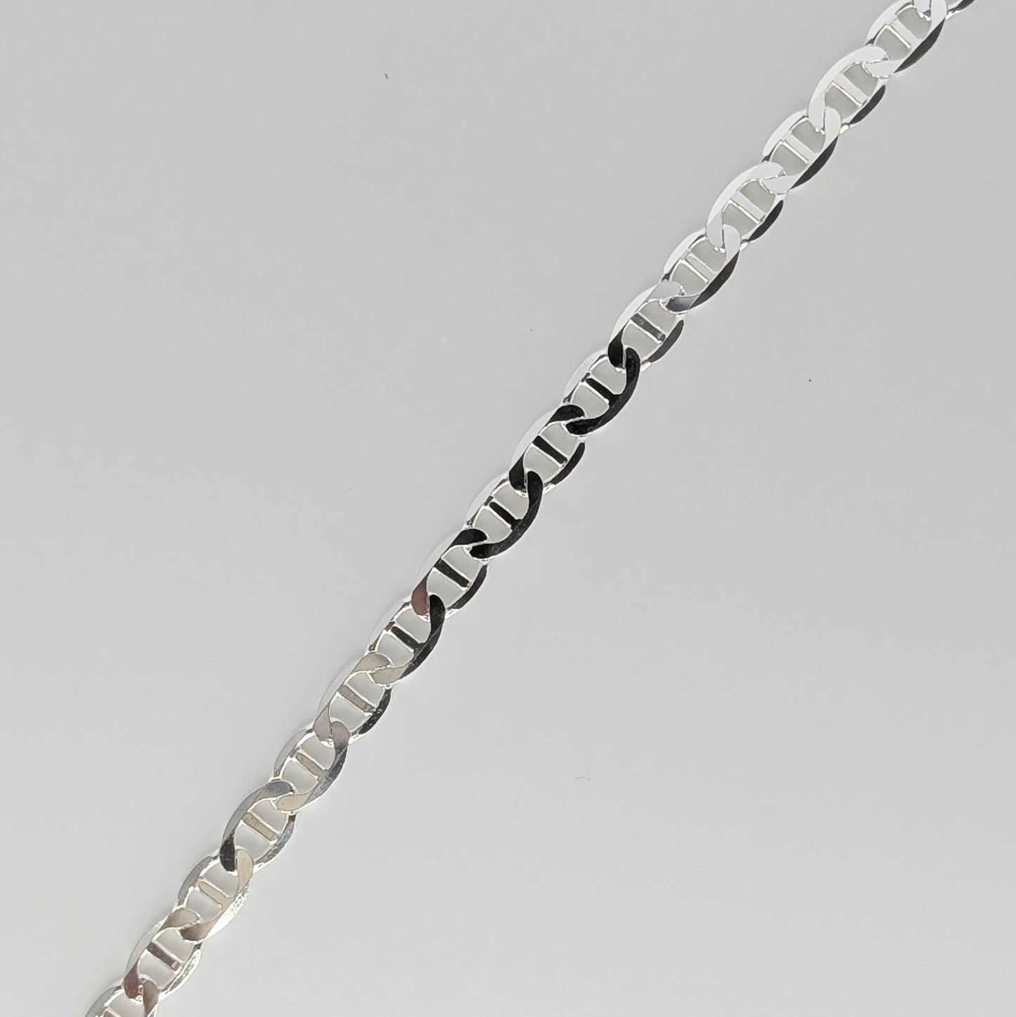 925 Sterling Silver Mariner Chain 5mm Unisex