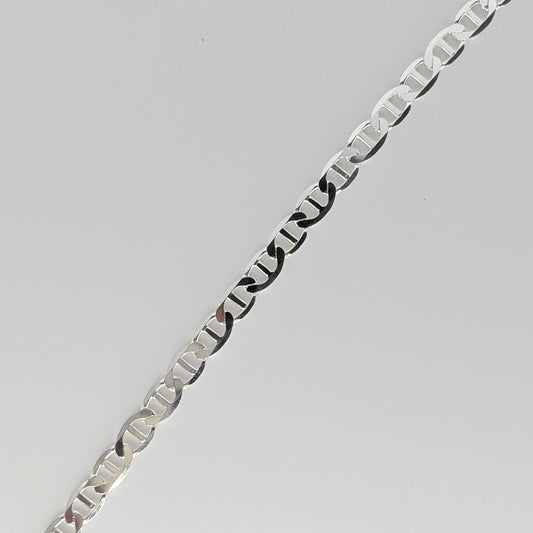 925 Sterling Silver Mariner Chain 5mm Unisex