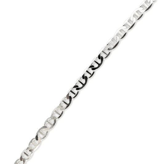 925 Sterling Silver Mariner Chain 5mm Unisex