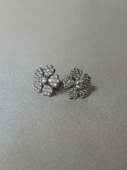 Sakura Zircon Studs
