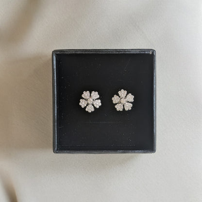 Sakura Zircon Studs