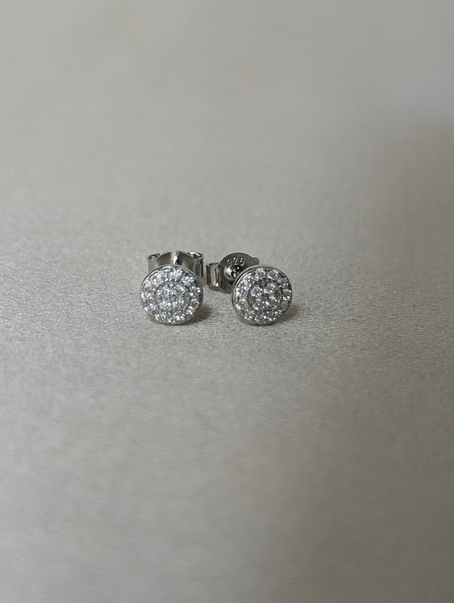 Round Zircon Studs