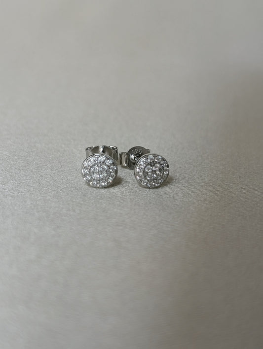 Round Zircon Studs