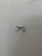 Square Zircon Studs