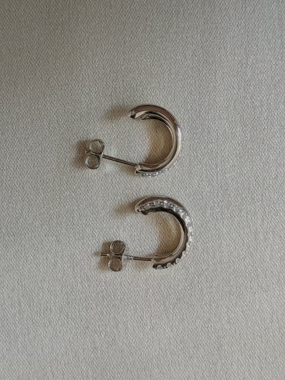 Semi Hoop Studs