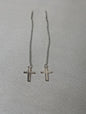 Cross String Earring