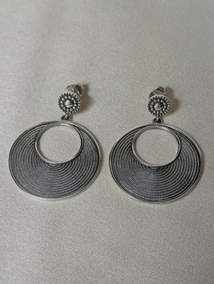 Spiral Oxd. Earrings
