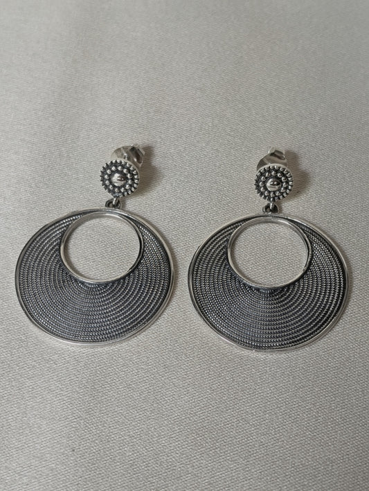 Spiral Oxd. Earrings