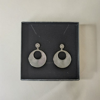 Spiral Oxd. Earrings