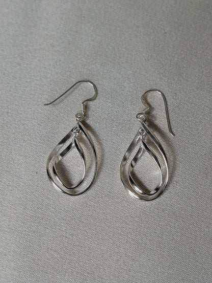 Twist Teardrop Earrings
