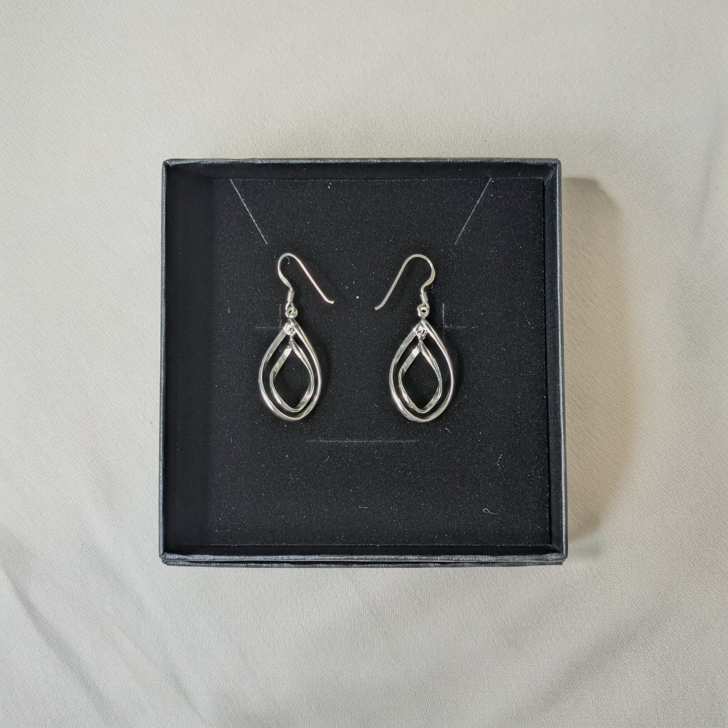 Twist Teardrop Earrings