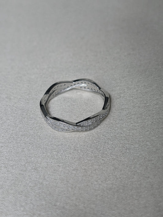 Zircon Puzzle Ring