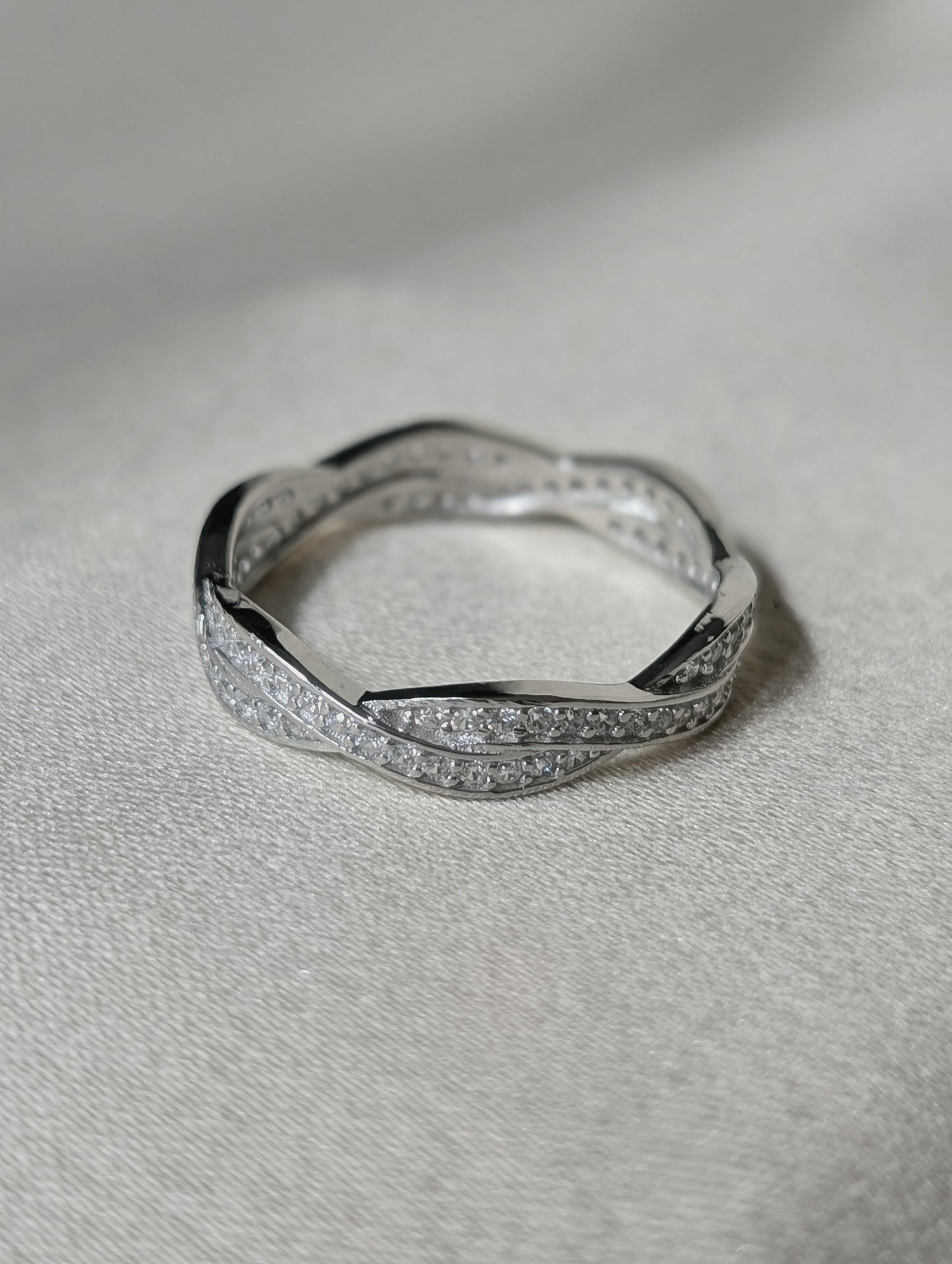 Zircon Puzzle Ring