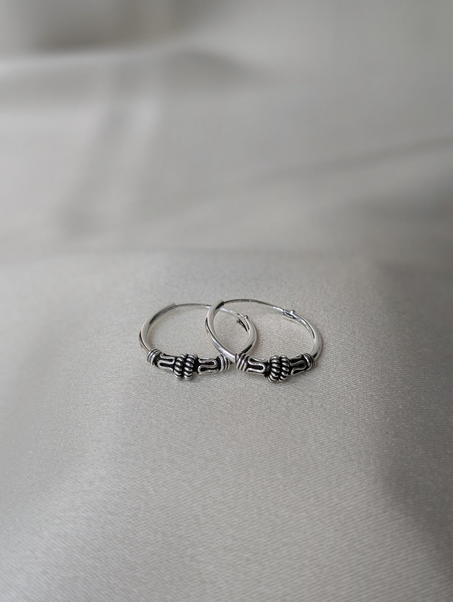 Oxidized Bali Hoop