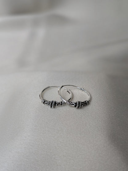 Oxidized Bali Hoop