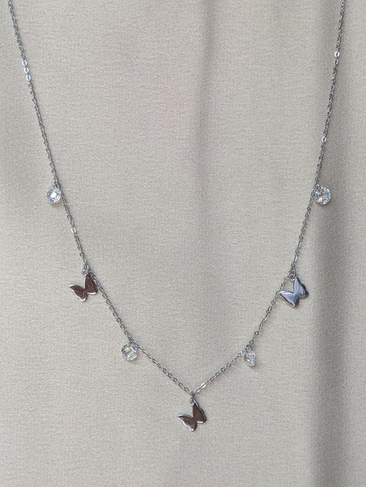 Butterfly Charms Necklace