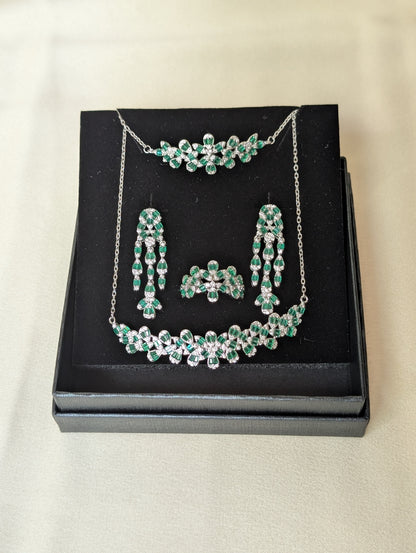 Emerald Green Zircon Set