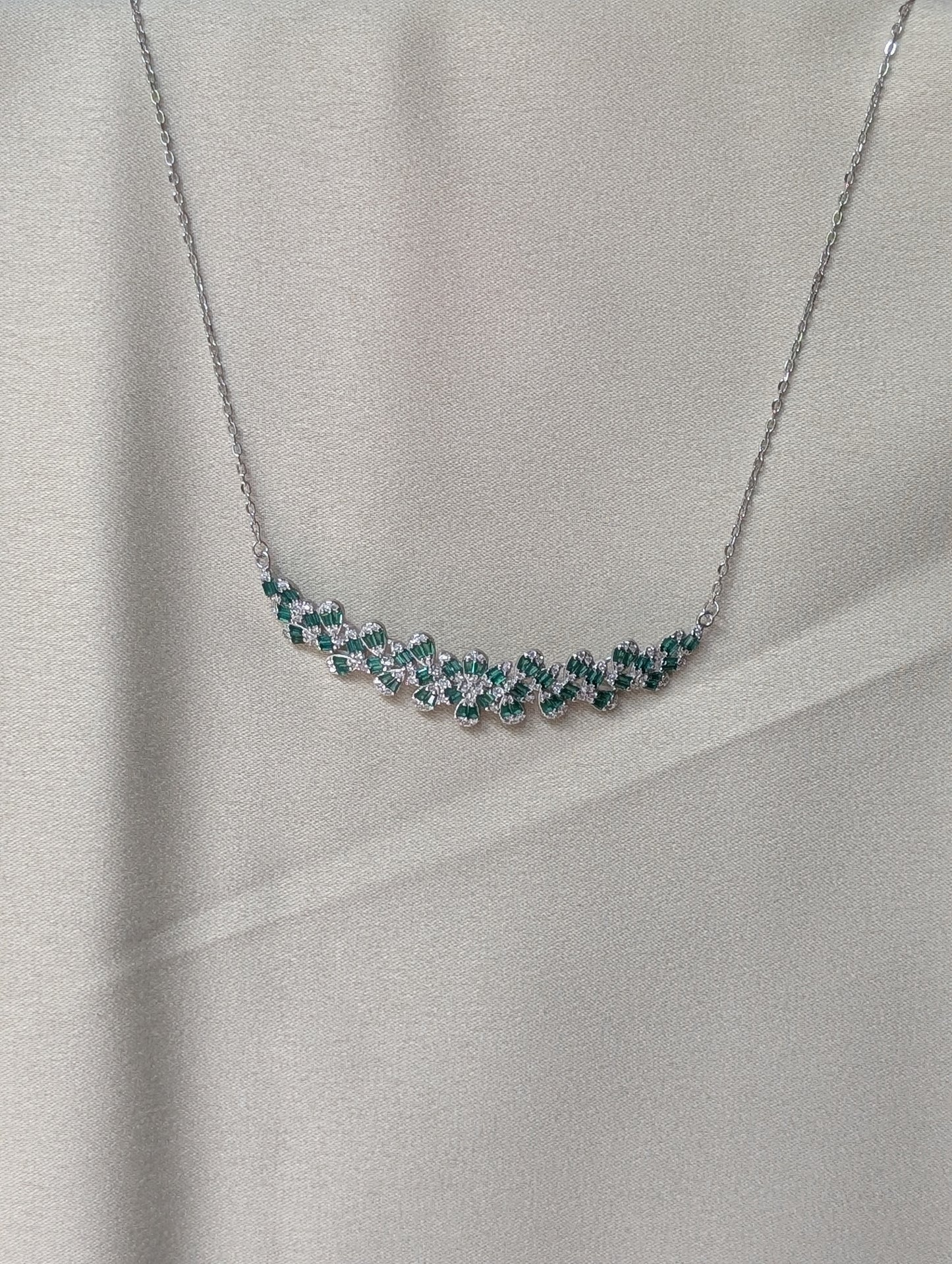 Emerald Green Zircon Set