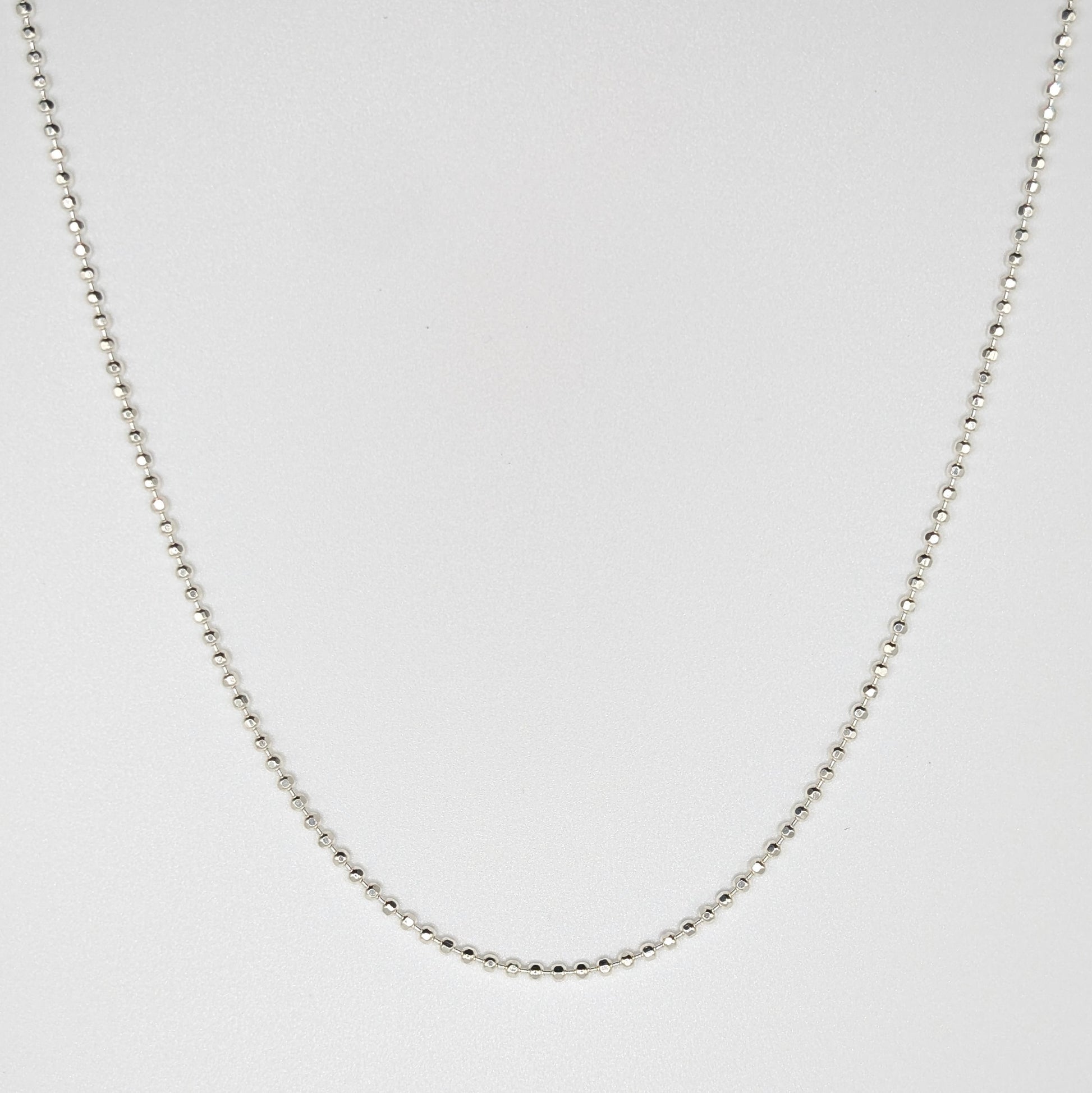 925 Sterling Silver Ball Chain 2mm Unisex