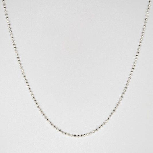 925 Sterling Silver Ball Chain 2mm Unisex
