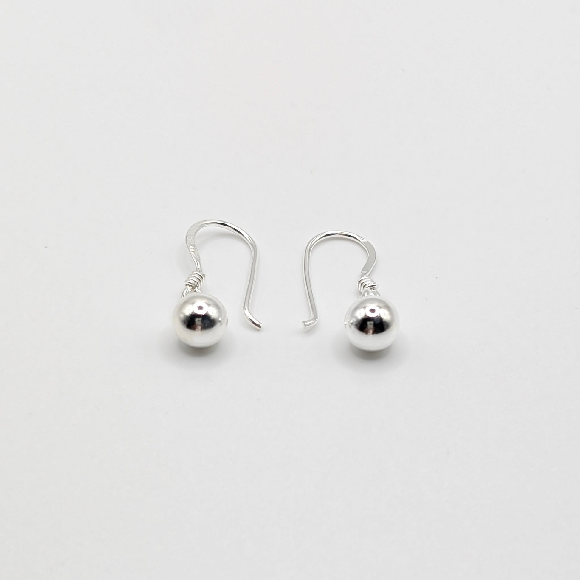 925 Sterling Silver Ball Earrings