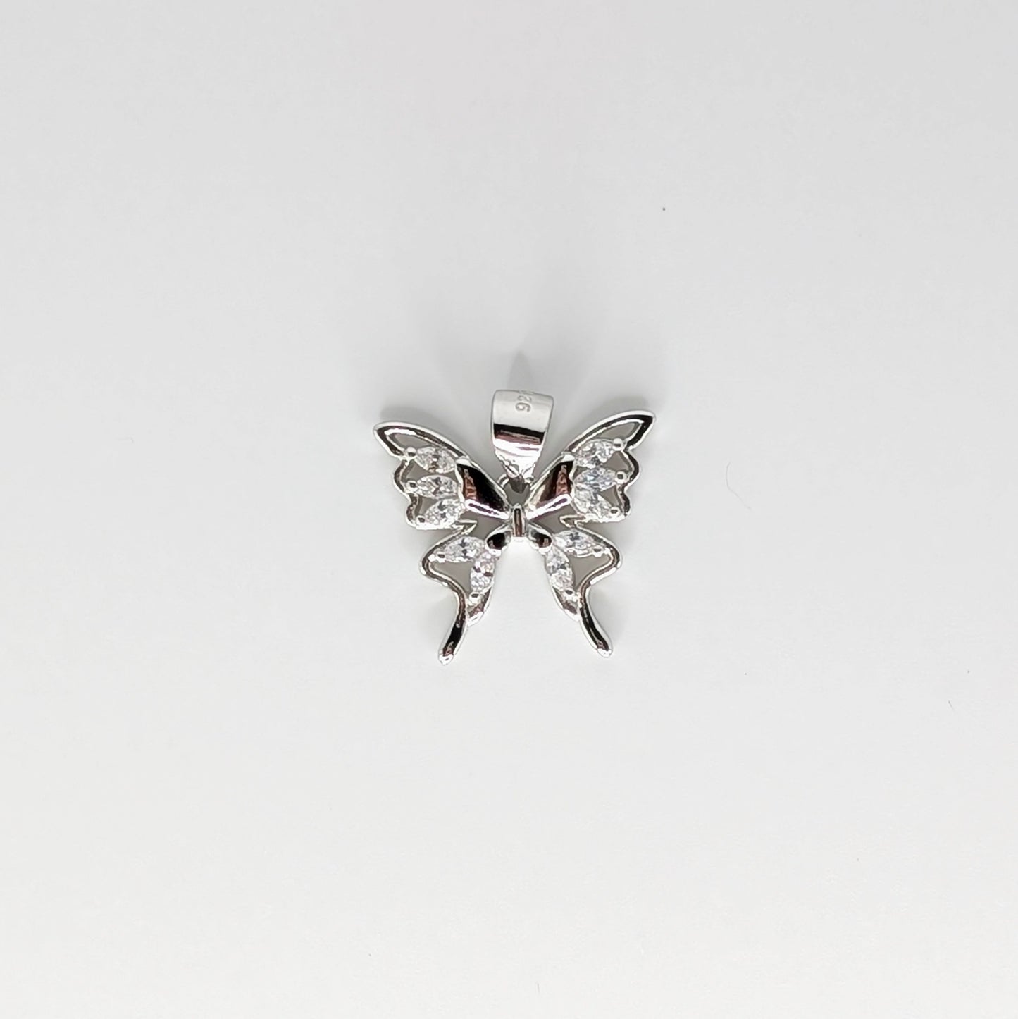925 Sterling Silver Butterfly Pendant
