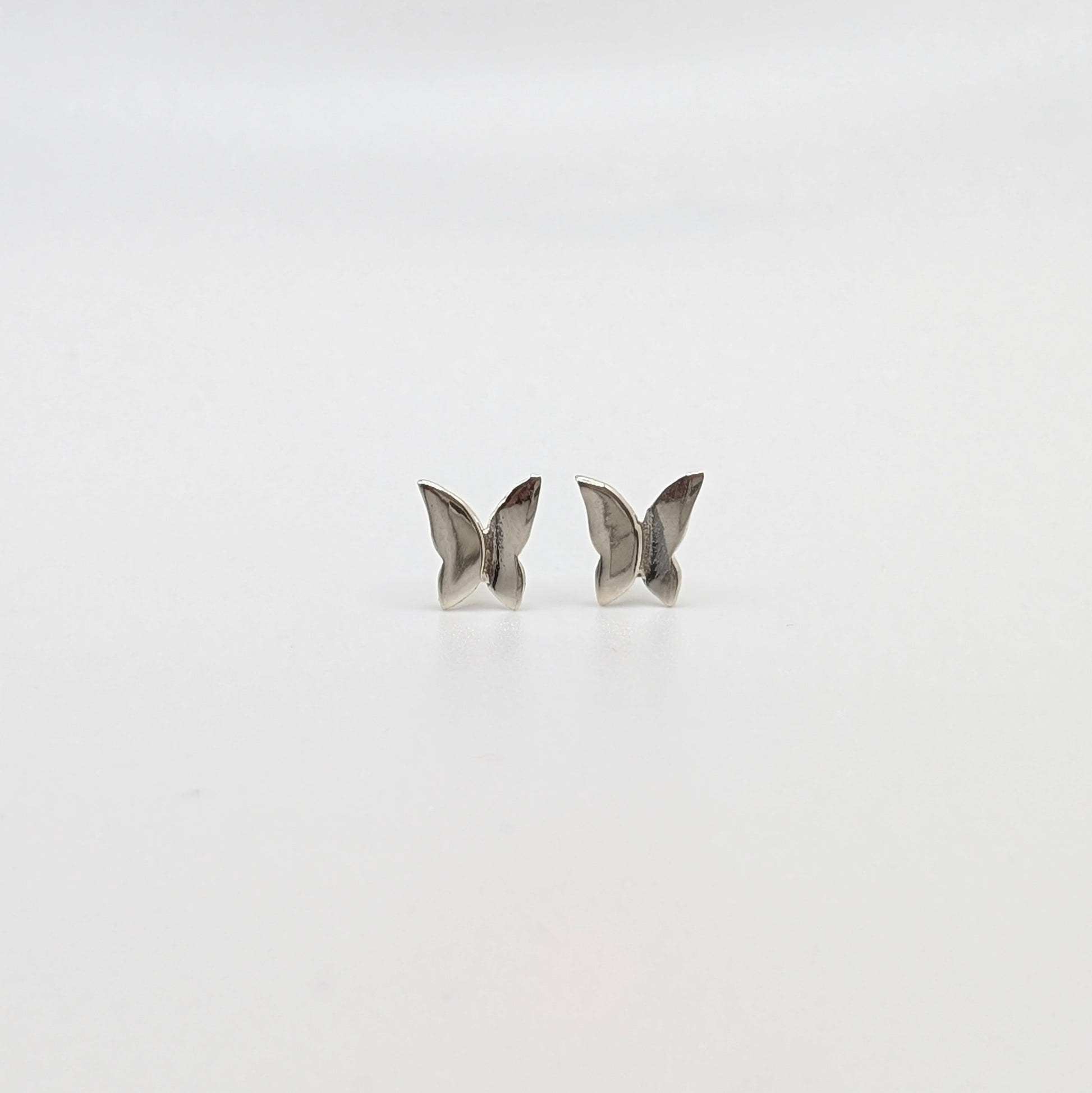 925 Sterling Silver Butterfly Studs Earrings
