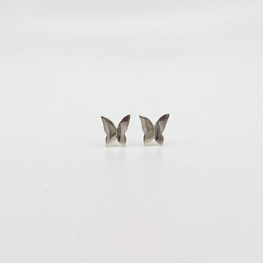 925 Sterling Silver Butterfly Studs Earrings