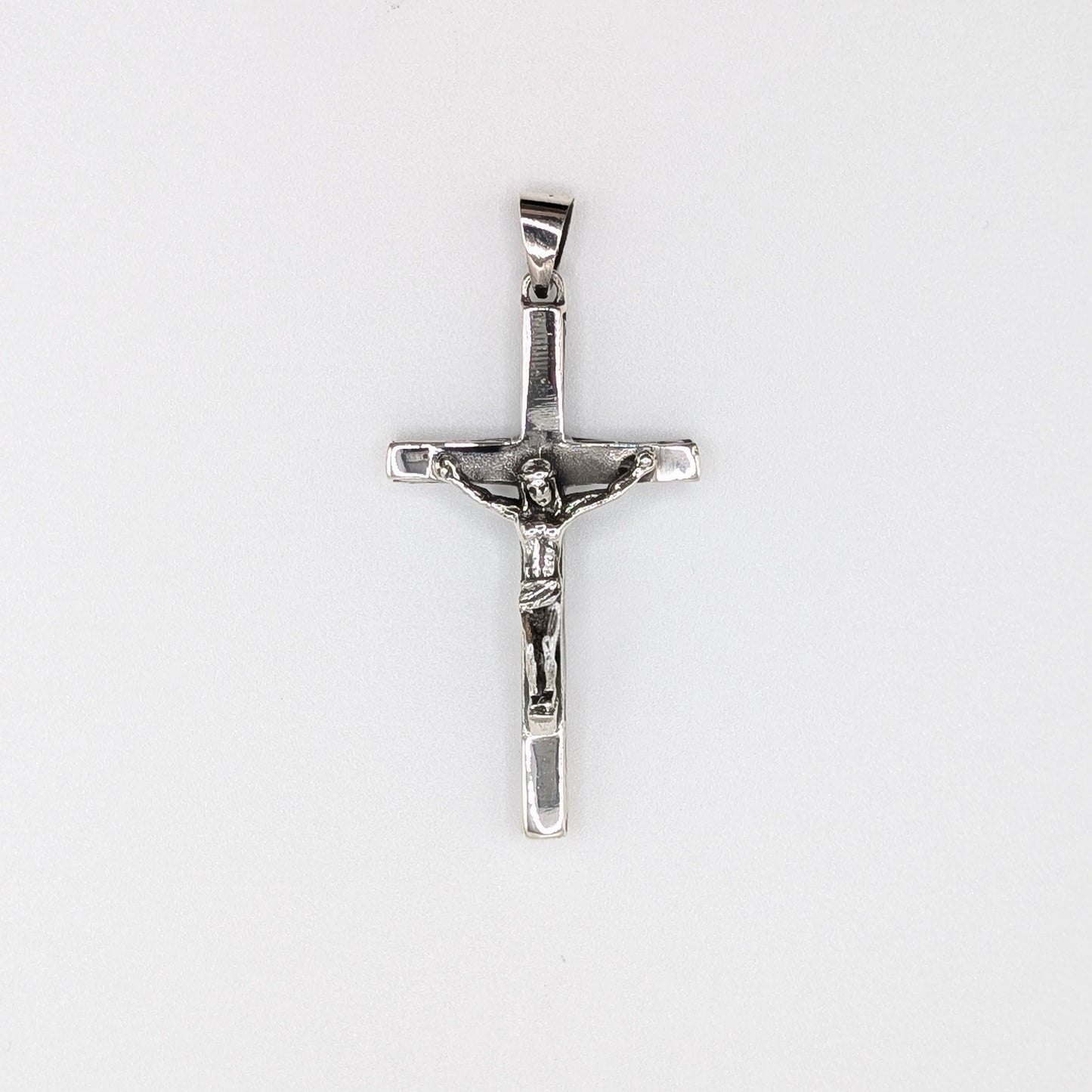 925 Sterling Silver Crucifix Cross Pendant - Spiritual