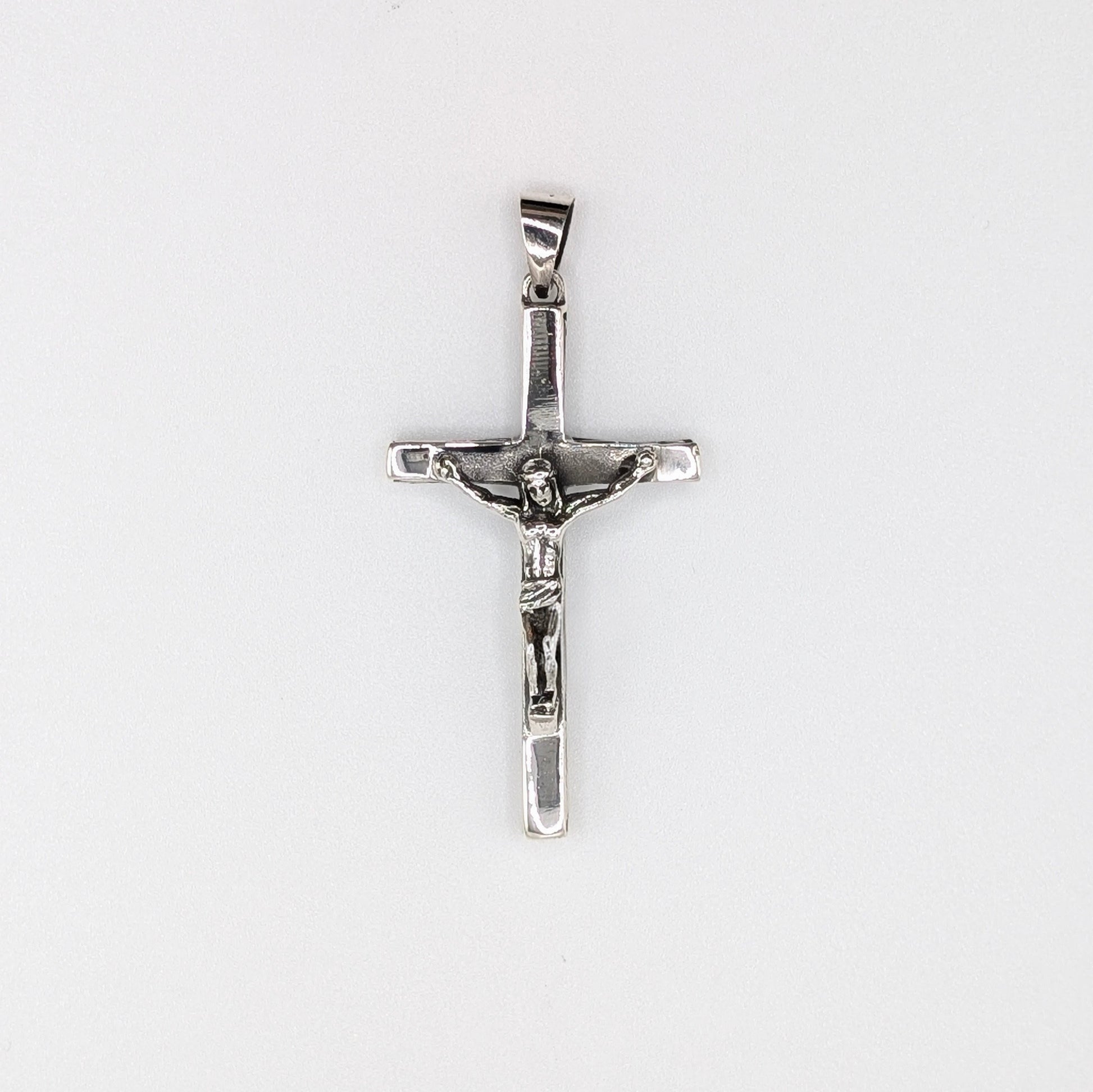 925 Sterling Silver Crucifix Cross Pendant - Spiritual