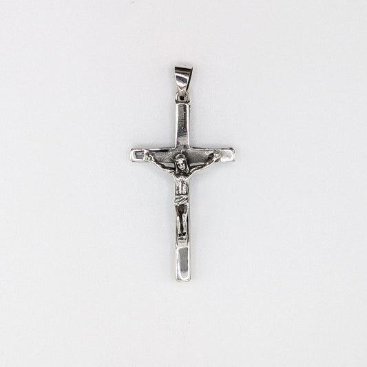 925 Sterling Silver Crucifix Cross Pendant - Spiritual