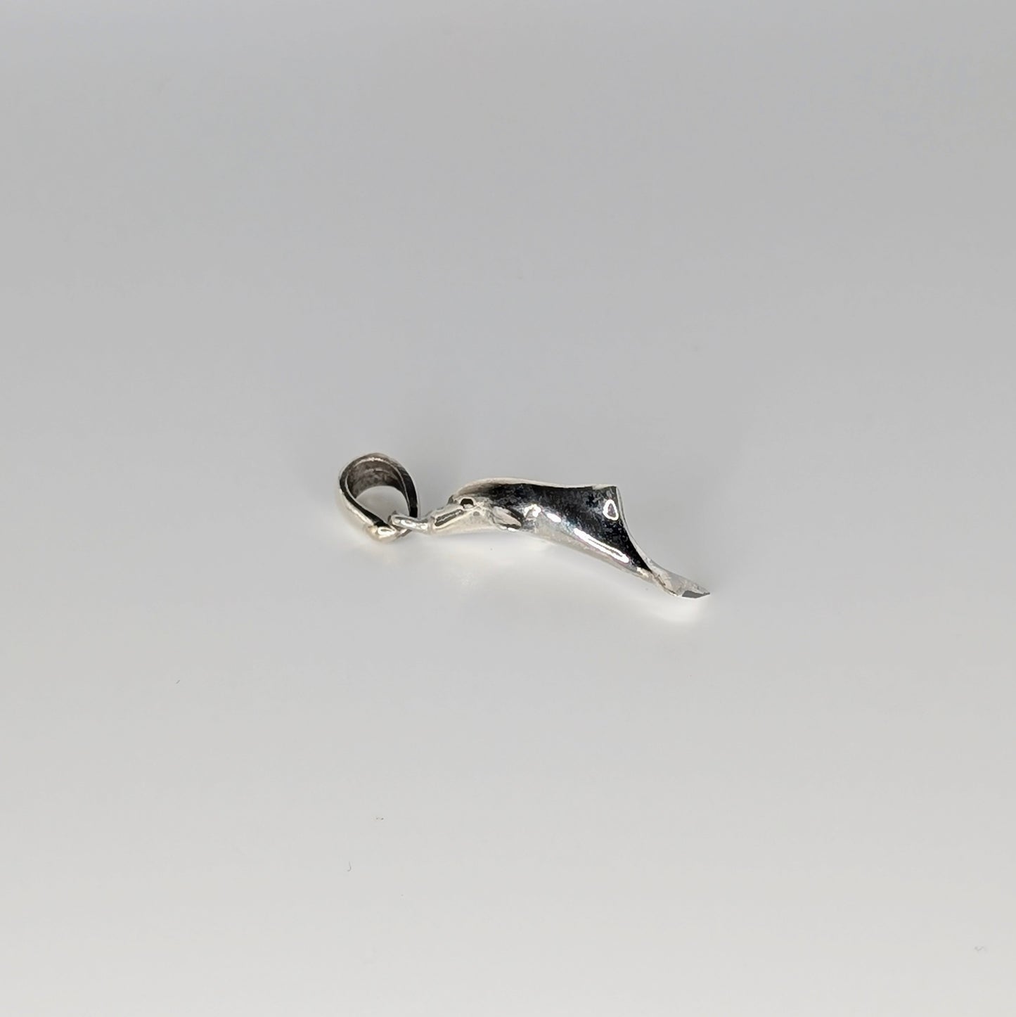 925 Sterling Silver Dolphin Pendant Elegant