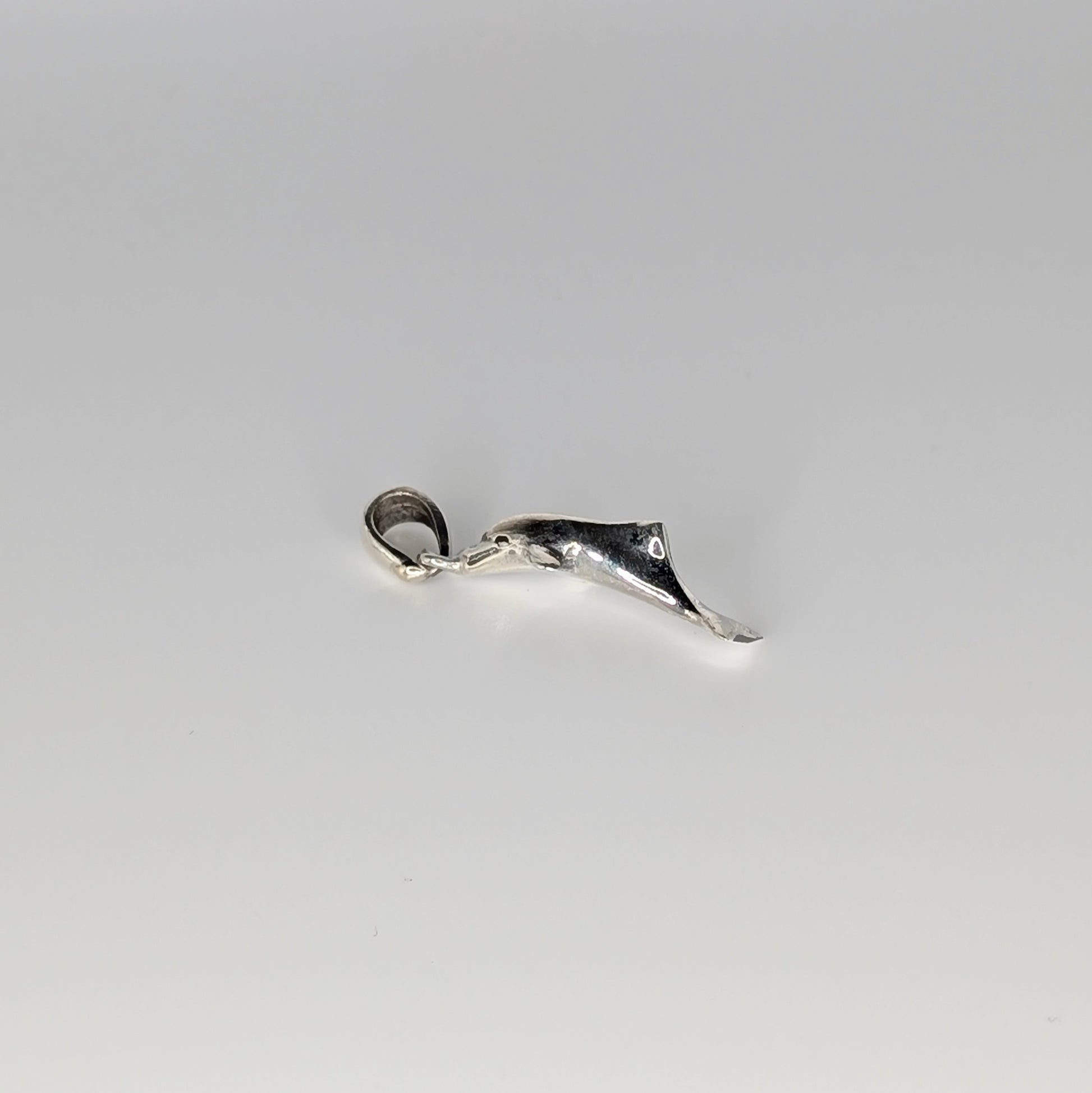925 Sterling Silver Dolphin Pendant Elegant