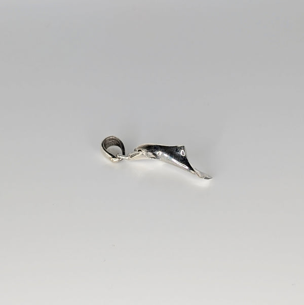 925 Sterling Silver Dolphin Pendant Elegant