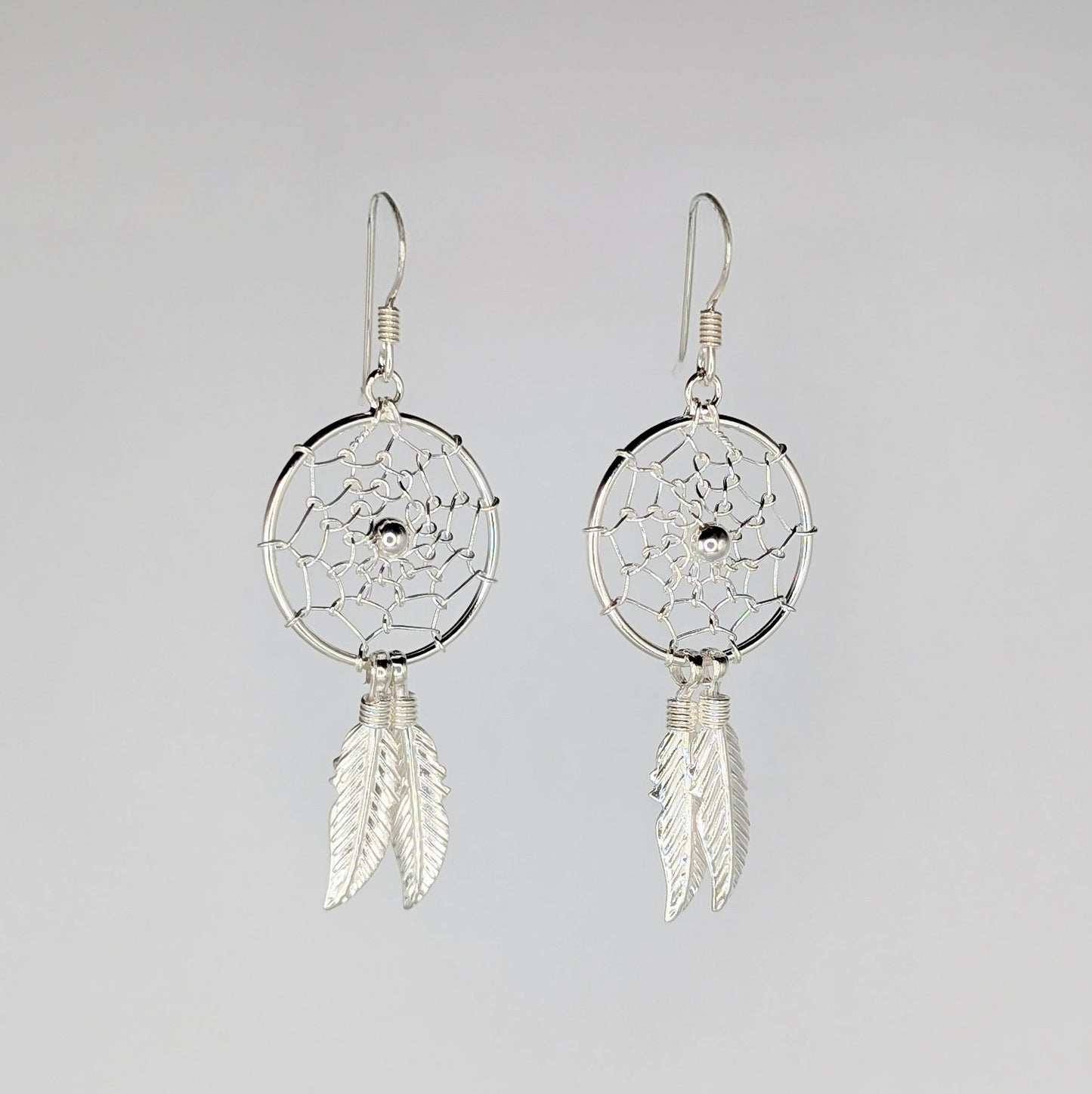 925 Sterling Silver Dreamcatcher Earrings