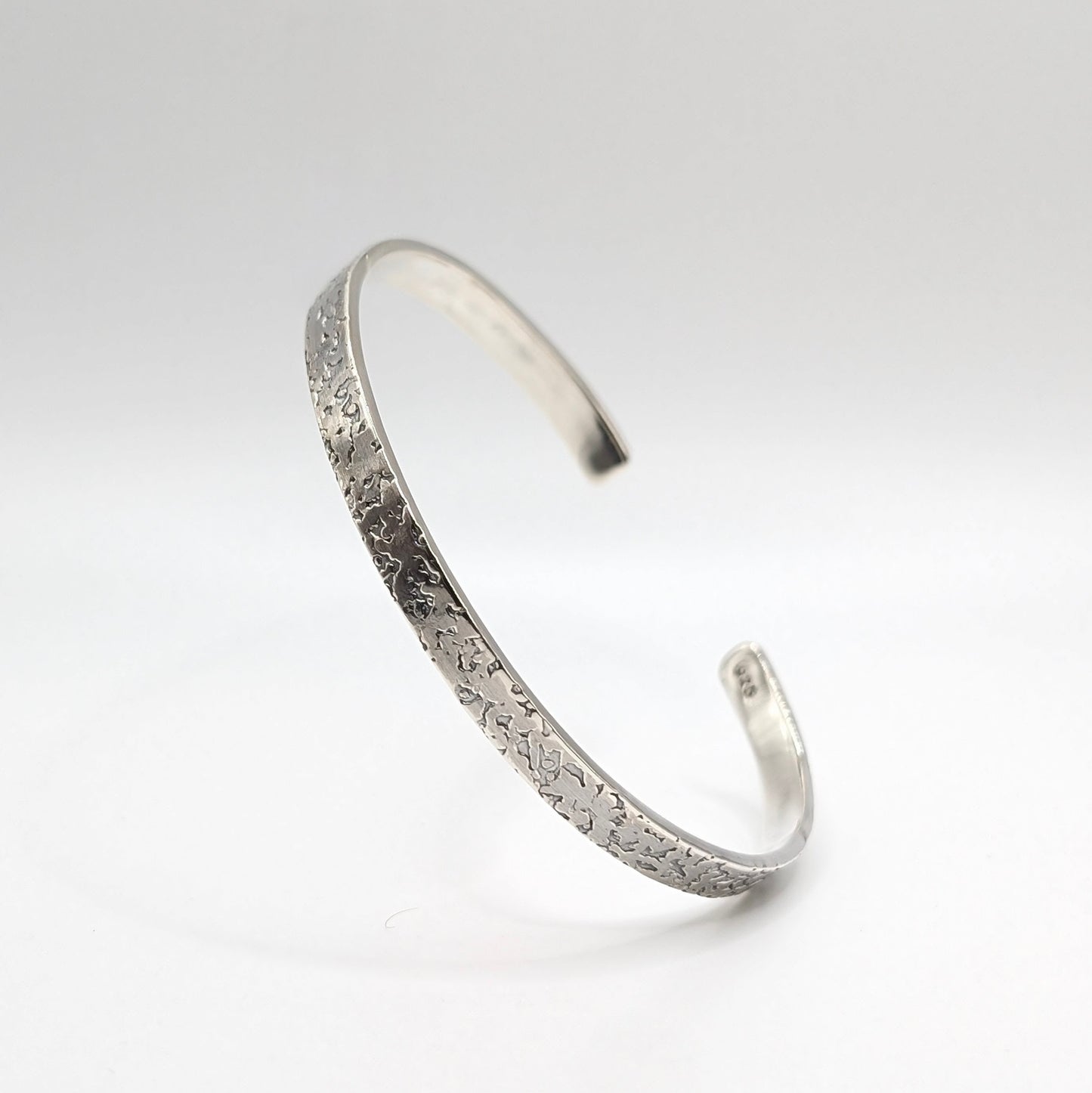 925 Sterling Silver Hammer Bracelet 5mm
